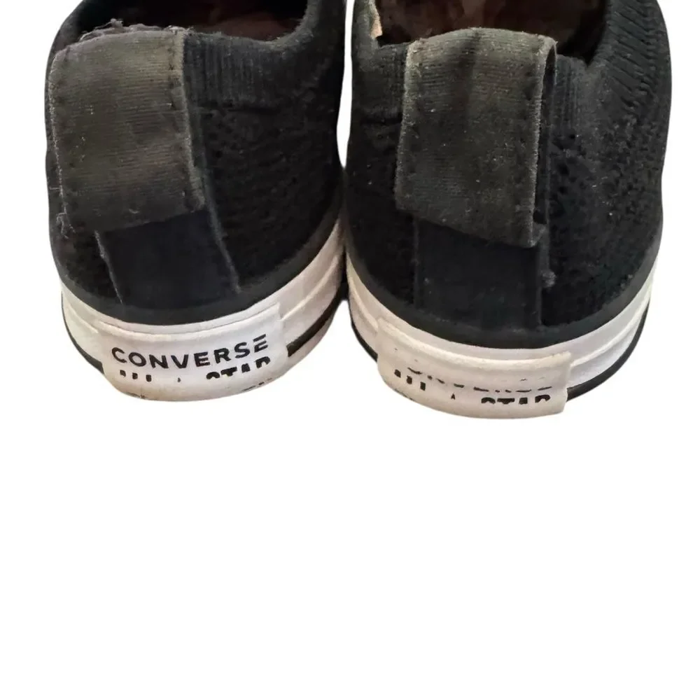 Converse Classic Black and White Kids Low-Top Sneakers 11